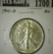 1941-D Walking Liberty Half, AU, value $22