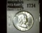1963 Franklin Half, BU, value $20