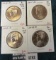 4 BU Kennedy Halves, 2010-P, 2011-D, 2012-P & 2012-D all BU from Mint Sets, group value $12