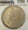 1881-O Morgan Dollar, AU58 slider, value $48