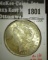 1921 Morgan Dollar, AU/BU slider, AU value $35, MS60 value $42