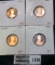 4 proof Lincoln Cents, 2010-S, 2011-S, 2012-S & 2013-S, group value $19