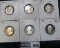 Group of 6 Proof Jefferson Nickels, 1980-S, 1981-S type 1, 1981-S type 2, 1983-S, 1984-S & 1985-S, g