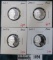 Group of 4 Proof Jefferson Nickels, 2011-S, 2012-S, 2013-S & 2014-S, group value $16+