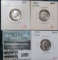 Group of 3 90% Silver Proof Roosevelt Dimes, 1958, 1960 & 1961, group value $15+