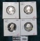 Group of 4 Proof Washington Quarters, 1978-S, 1979-S type 1, 1979-S type 2 & 1980-S, group value $21