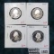Group of 4 Proof Washington Quarters, 1990-S, 1991-S, 1992-S & 1993-S, group value $16+