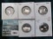 Group of 5 Proof Washington Quarters, 2004-S MI, 2004-S TX, 2004-S WI, 2004-S IA & 2004-S FL, group