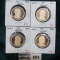 Group of 4 Proof Presidential Dollars, 2012-S Arthur, 2012-S Cleveland, 2012-S Harrison & 2012-S Cle