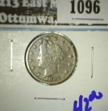 1889 V Nickel