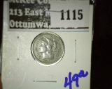 1865 Three Cent Nickel