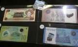 4 Crisp Bank Notes From Nicaragua