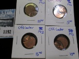4 Off Center Lincoln Memorial Cents