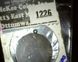 1873 Seated Half Dollar Made Into A Pendant