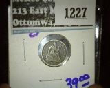 1860-O Seated Half Dime