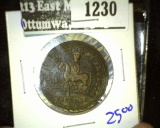 German Jetton Coin With Frederic King Of Prussia
