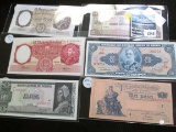 Bank Notes From Argentina, Bolivia, Brazil, -