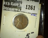 1984 Off Center Lincoln Memorial Cent, 1953 Wheat Cent With A Double 3, & a 1944-D Wheat Cent With A