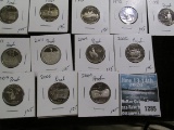 (11) Proof Washington Quarters Includes 1973-S, New Jersey, Utah, North Dakota, Michigan, Tennessee,