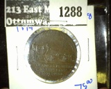 1797 Great Britain Middlesex Mail Coach Half Penny Conder Token