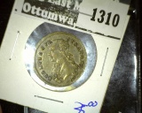 French 1788 Jetton With Louis The 16th On The Front