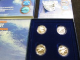 Discovering Nature Canadian Silver Proof Half Dollar Set.  The Set Includes Killer Whales, Dolphins,