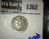 1866 Three Cent Nickel