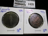 1837 And 1852 Canadian Bank Tokens