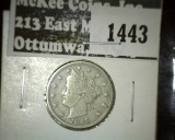 1883 With Cents V Nickel