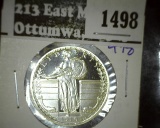 Silver Proof Replica Of The 1916 Standing Liberty Quarter