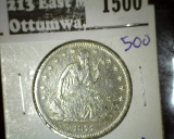 1877 Seated Half Dollar