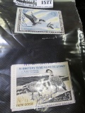 Pack of (2) Federal Migratory Waterfowl Stamps, RW 30 & RW 31.