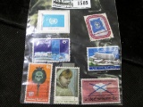 Pack of (6) UN stamps.