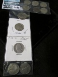 (7) Buffalo Nickels; (3) Jefferson Nickels; & (2) 1976 Bicetennial Quarters.