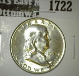 1953-D Franklin Half, BU, value $25