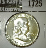 1955 Franklin Half, BU, value $35