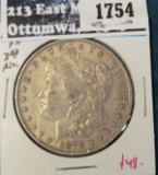 1878 7 TF Morgan Dollar, 3rd reverse, XF, value $48