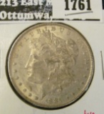 1881-O Morgan Dollar, AU58 slider, value $48