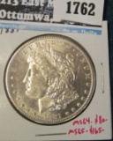 1881-S Morgan Dollar, BU, MS64 value $80, MS65 value $165