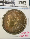 1884-O Morgan Dollar, BU toned, MS64 value $80, MS65 value $165