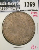 1885-S Morgan Dollar, XF+, better date, value $65