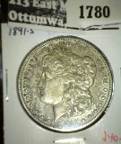 1891-S Morgan Dollar, XF, value $40