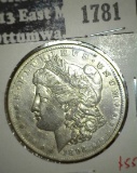 1892 Morgan Dollar, XF, value $40