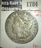 1894-O Morgan Dollar, VF+, better date, value $75