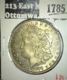 1896 Morgan Dollar, BU toned, value $75