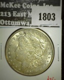 1921-S Morgan Dollar, AU, value $35
