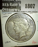 1923 Peace Dollar, 