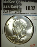 1973 Eisenhower Dollar, BU, available from Mint Sets only, not issued for circulation, value $15+