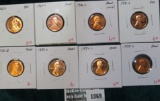 8 proof Lincoln Cents, 1968-S, 1969-S, 1970-S, 1971-S, 1972-S, 1973-S, 1974-S, 1975-S, group value $