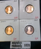 4 proof Lincoln Cents, 2010-S, 2011-S, 2012-S & 2013-S, group value $19